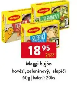 Qanto Maggi bujón hovězí, zeleninový, slepičí nabídka