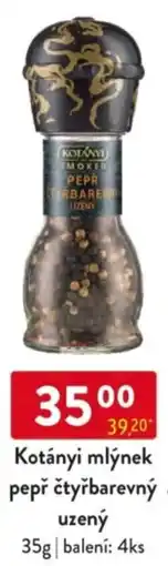 Qanto Kotányi mlýnek pepř čtyřbarevný uzený nabídka