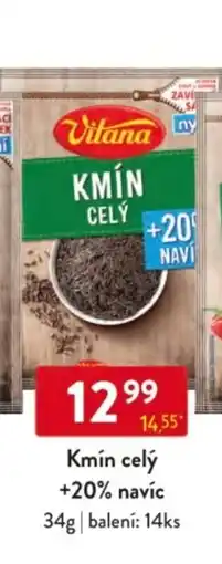 Qanto Kmín celý +20% navíc nabídka