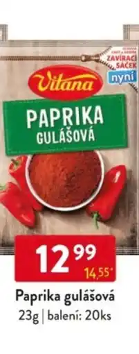 Qanto Vitana Paprika gulášová nabídka
