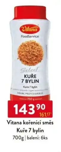 Qanto Vitana kořenící směs Kuře 7 bylin nabídka