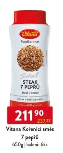 Qanto Vitana Kořenící směs 7 pepřů nabídka