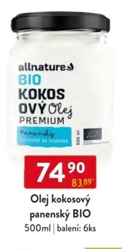 Qanto Olej kokosový panenský Bio nabídka