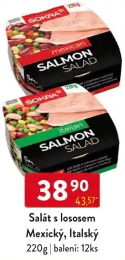 Qanto Salát s lososem Mexický, Italský nabídka
