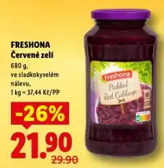 Lidl Červené zelí nabídka