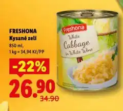 Lidl Kysané zelí nabídka
