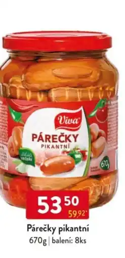 Qanto Viva Párečky pikantní nabídka