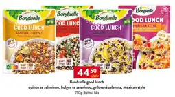 Qanto Bonduelle good lunch quinoa se zeleninou, bulgur se zeleninou, grilovaná zelenina, Mexican style nabídka