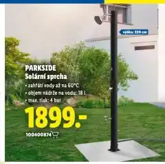 Lidl Solární sprcha nabídka