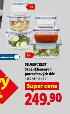 Lidl Sada skleněných potravinových dóz nabídka