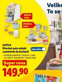 Lidl Dřevěná sada a pomůcky do kuchyně nabídka