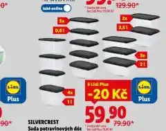 Lidl Sada potravinových dóz nabídka