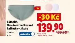 Lidl Bezešvé vroubkované kalhotky nabídka