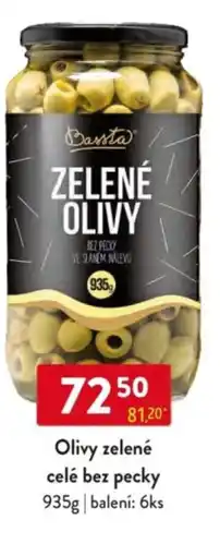 Qanto Olivy zelené celé bez pecky nabídka