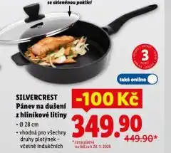 Lidl Pánev na dušení z hliníkové litiny nabídka