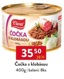 Qanto Viva Čočka s klobásou nabídka