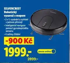 Lidl Robotický vysavač s mopem nabídka
