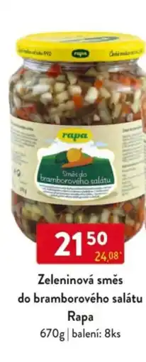 Qanto Zeleninová směs do bramborového salátu Rapa nabídka