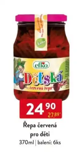 Qanto Efko Řepa červená pro děti nabídka