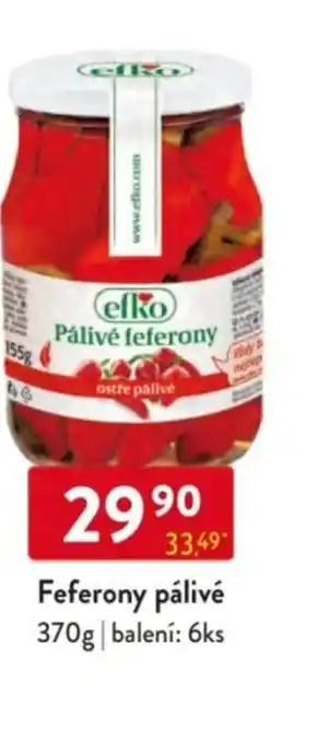 Qanto Efko Feferony pálivé nabídka