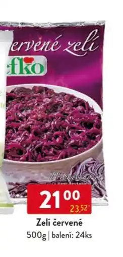 Qanto Efko Zelí červené nabídka