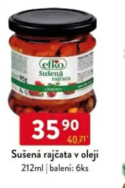 Qanto Efko Sušená rajčata v oleji nabídka