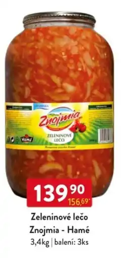 Qanto Zeleninové lečo Znojmia - Hamé nabídka