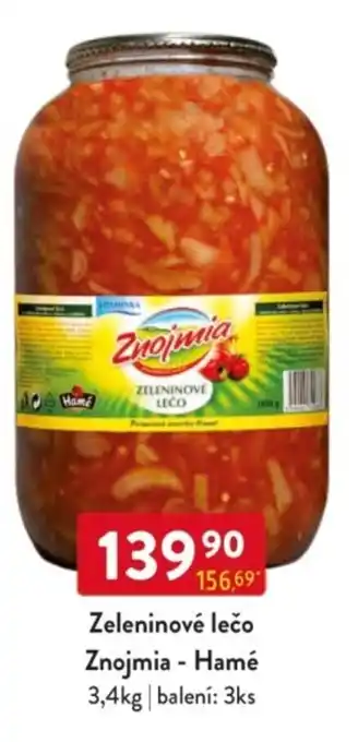 Qanto Zeleninové lečo Znojmia - Hamé nabídka