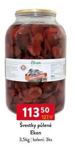 Qanto Švestky půlené Ekon nabídka
