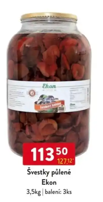 Qanto Švestky půlené Ekon nabídka