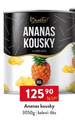 Qanto Ananas kousky nabídka