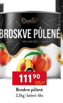 Qanto Broskve půlené nabídka