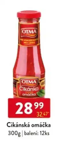 Qanto OTMA Cikánská omáčka nabídka