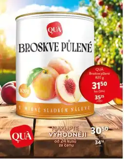Qanto QUÀ Broskve půlené nabídka