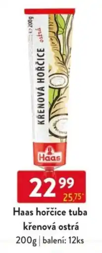 Qanto Haas hořčice tuba křenová ostrá nabídka