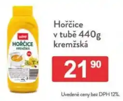 Qanto Hořčice v tubě kremžská nabídka