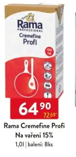 Qanto Rama Cremefine Profi Na vaření 15% nabídka
