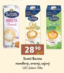 Qanto Scotti Barista mandlový, ovesný, sojový nabídka