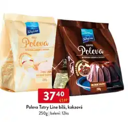 Qanto Poleva Tatry Line bílá, kakaová nabídka