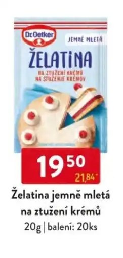 Qanto Dr.Oetker Želatina jemně mletá na ztužení krémů nabídka