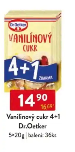 Qanto Vanilínový cukr 4+1 Dr.Oetker nabídka
