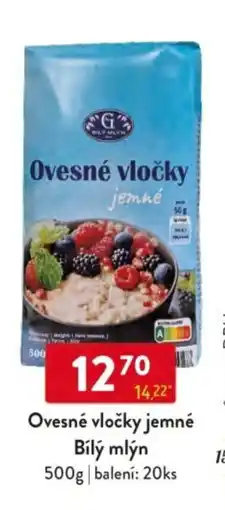 Qanto Ovesné vločky jemné Bílý mlýn nabídka