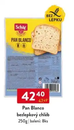 Qanto Schär Pan Blanco bezlepkový chléb nabídka