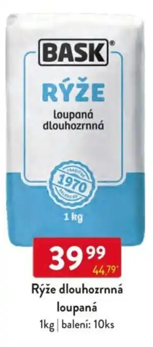 Qanto BASK Rýže dlouhozrnná loupaná nabídka