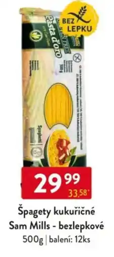 Qanto Špagety kukuřičné Sam Mills - bezlepkové nabídka