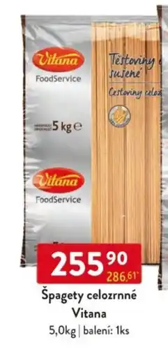 Qanto Špagety celozrnné Vitana nabídka