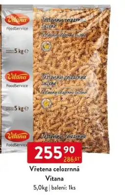 Qanto Vřetena celozrnná Vitana nabídka