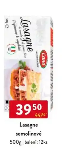 Qanto Lasagne semolinové nabídka