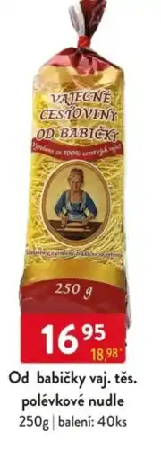 Qanto Od babičky vaj. těs. polévkové nudle nabídka