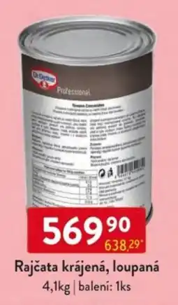 Qanto Dr.Oetker Rajčata krájená, loupaná nabídka